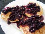 American Blueberry Pancakes low Gi With Oats Breakfast