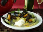 Irish Mussels With Potato and Garlic Appetizer
