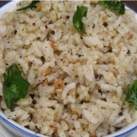 Indian Peanut Rice Dinner