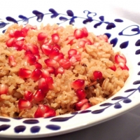 Indian Pomegranate Rice Dinner