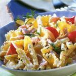 American Butterfly Pasta Salad with Wax Beans Dinner