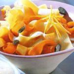 American Pasta Salad with Carrots and Mango Appetizer