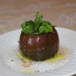American Whole Tomatoes with Basil Appetizer