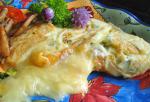 American Cheesy Chive Blossom Omelet 5 Breakfast