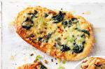American Spinach and Cheese Pizza Recipe Appetizer