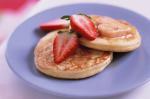 British Pikelets With Strawberries And Sweetheart Butter Recipe Dessert