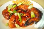 American Wok Tossed Honey Soy and Chili Chicken Wings Appetizer