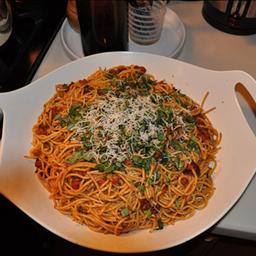 Canadian Baked Tomato Spaghetti Dinner