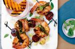 Canadian Chargrilled Prawn And Asparagus Skewers With Burnt Orange Recipe Appetizer