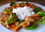 American Chicken and Vegetable Stir Fry 3 Dinner