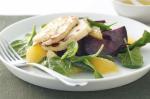 American Warm Beetroot Orange and Haloumi Salad Recipe Appetizer