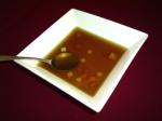 Australian Light Beef Consomme With Diced Vegetables Appetizer
