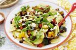 American Eggplant Zucchini Pancetta And Agnolotti Salad Recipe Appetizer