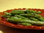 American Chilled Asparagus With Lemony Garlic Dressing Appetizer