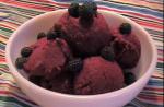 American Black Raspberry Ice Cream Dessert
