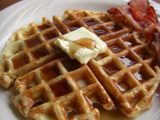 American Overnight Waffles Dessert