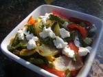 American Grilled Vegetable Salad With Goat Cheese 1 Dinner