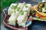 Canadian Crab Basil And Cucumber Finger Sandwiches Recipe Appetizer