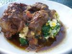 Smothered Oxtails over Spinach and Sweet Corn Mash 3 recipe