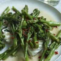Italian Cod With Broccolini and Chili Appetizer