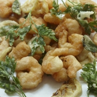 Italian Tempura Shrimp Appetizer