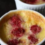 American Cream to Raspberries Dessert