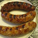 American Sausages on the Barbecue Appetizer