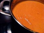 American Roasted Red Pepper Coconut Soup Appetizer