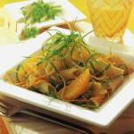 American Penne Salad with Sesame Seeds and Orange Dressing Appetizer