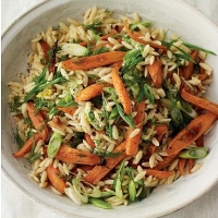 Canadian Orzo Salad with Roasted Carrots and Dill Dinner