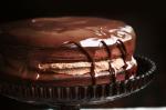 Canadian Chocolate Truffle Cake With Chestnut Cream And Ganache Recipe Dessert