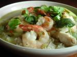 Thai Green Curry With Shrimp and Fish kaeng Khiao Dinner