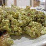 Mexican Eggs with Chicharron in Green Sauce Appetizer