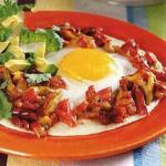 Mexican Mexican Eggs with Vegetables Appetizer