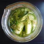 Canadian Fast Salt Cucumbers with Dill Appetizer