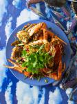 Singaporean Singapore Wokfried Black Pepper Crab Appetizer