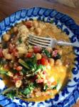American Creamy Chickpea Curry Dinner
