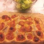 British Focaccia with Tomato and Sage Appetizer
