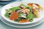 Chargrilled Pumpkin Feta And Spinach Salad Recipe recipe