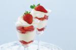 American Strawberry and Lemon Syllabub Recipe Dessert