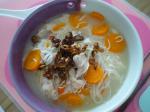 Chinese Mee Sua in Chicken and Vegetable Soup Dinner