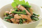 American Stirfried Chicken With Beans And Coriander Recipe Dinner