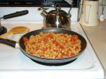 American Chickpeas and Pasta Appetizer