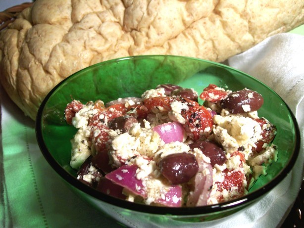 American Marinated Feta with Kalamata Olives Appetizer