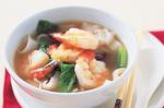 American Rice Noodles and Prawns With Ginger Broth Recipe Dinner