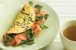 American Nori and Smoked Salmon Omelettes Recipe Appetizer