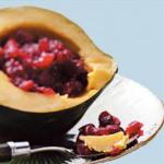 Canadian Acorn Squash with Cranberry Stuffing Dessert