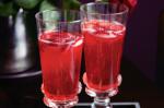 Canadian Sparkling Strawberry Cocktail Recipe Dessert