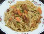American Chilli Crusted Chicken Noodles Dinner