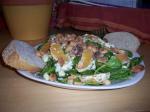 American Arugula Salad With Oranges Feta and Sugared Pistachios 1 Appetizer